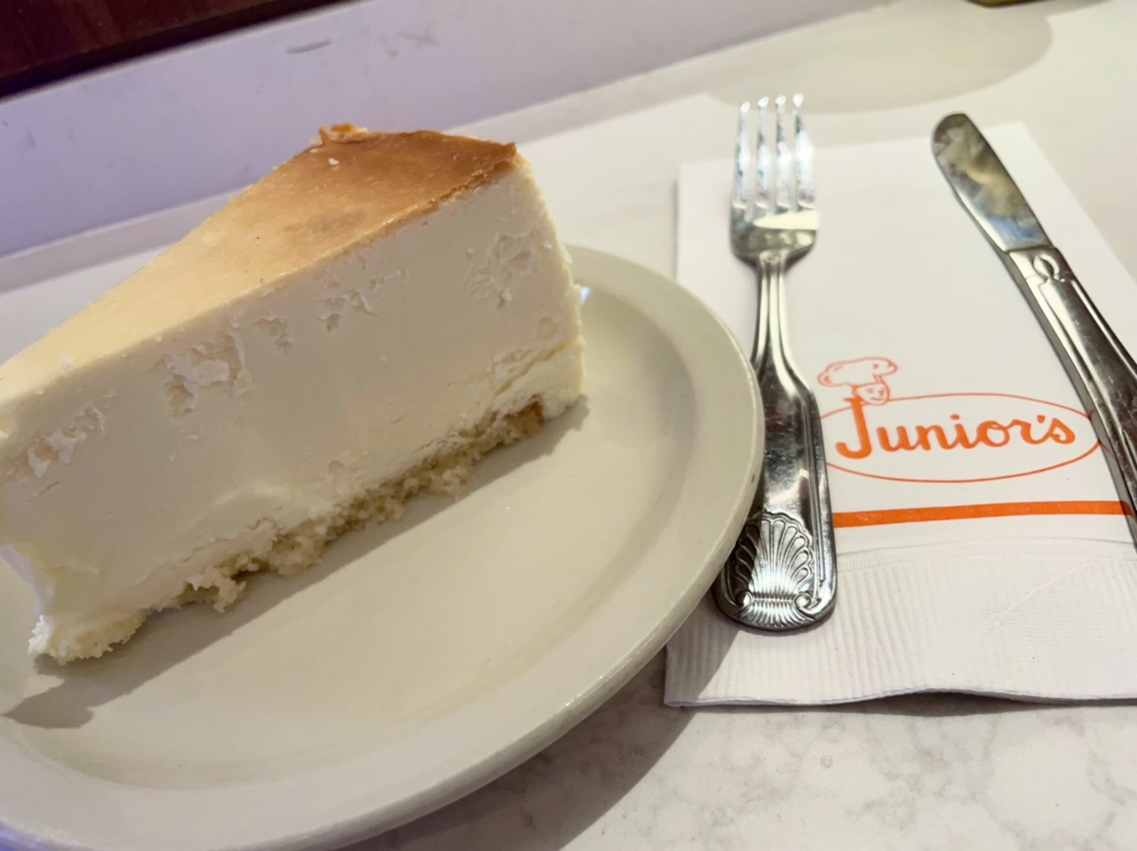 Junior'sのニューヨークチーズケーキ